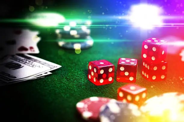 Live casino baccarat table streamed on a mobile phone screen