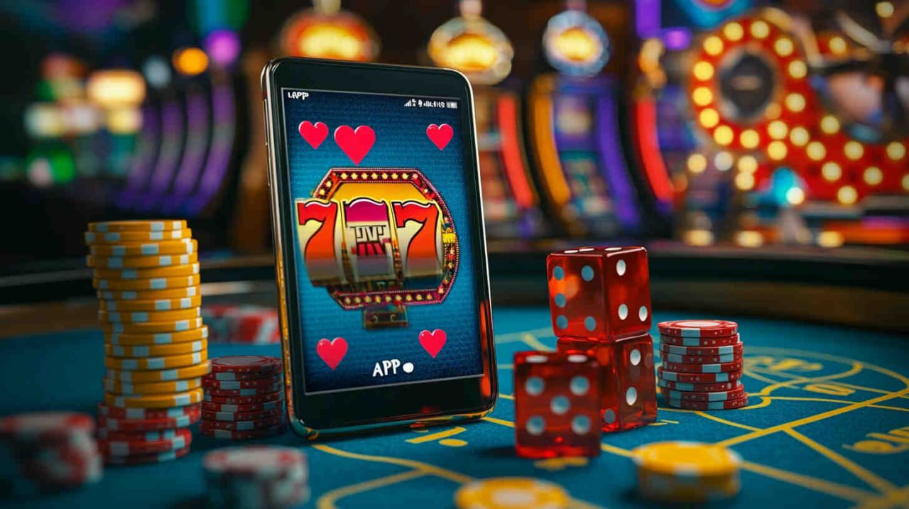 Slot game reels spinning on a smartphone browser